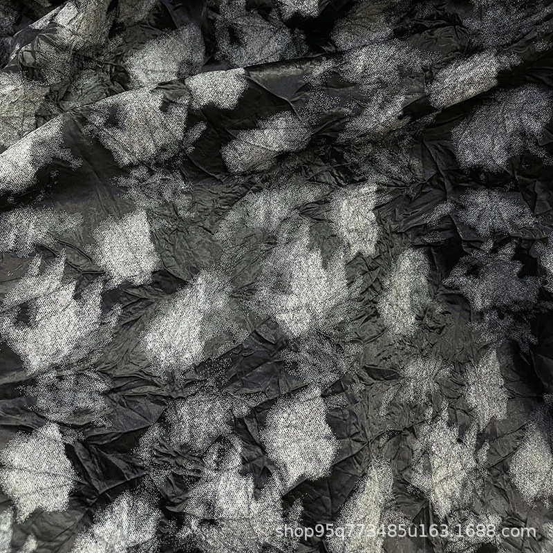 三宅家纺一生褶皱布料百褶压褶肌理水晶白晕染设计师面料时装,淘宝优惠券,粉丝福利购,淘宝优惠卷