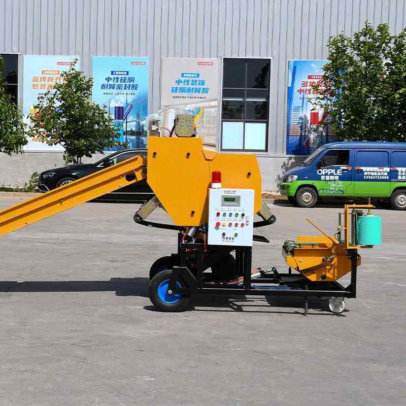 打捆包膜机秸秆粉碎打包机养殖场用牧草饲料全自动青储包膜一体机,淘宝优惠券,粉丝福利购,淘宝优惠卷