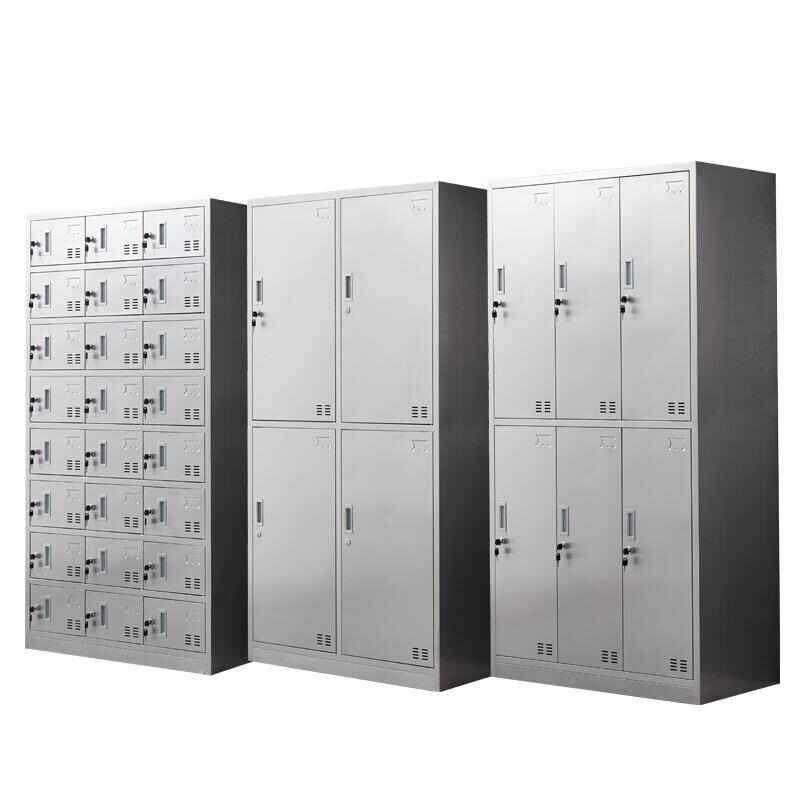 304加厚不锈钢更衣柜储物柜鞋柜碗柜员工食品厂带锁无尘车间,淘宝优惠券,粉丝福利购,淘宝优惠卷