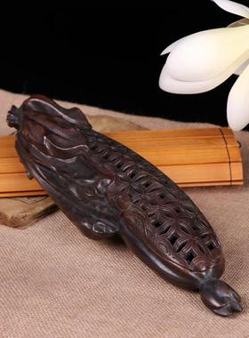 杨铜记 铜合金玉米香炉摆件 线香炉熏香炉香道摆件供檀香摆件