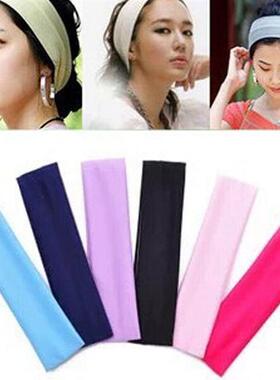 Solid Sports Headband Women Fashion Elastic Hair Bands Runni