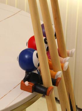 台球室桌球俱乐靠杆器摆件台球桌配件球杆收纳器收纳放杆生日礼物