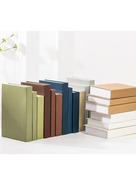 纯色假书彷真书摆件样板房展厅模型道具书套办公室饰品摆设装饰书