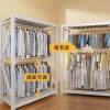 Shibang open shelf wardrobe simple combination home bedroom rental room steel floor-to-ceiling hole board hanger