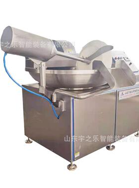 加工定制斩拌机 肉馅菜馅调味品斩拌设备 速冻丸子加工变频斩拌机