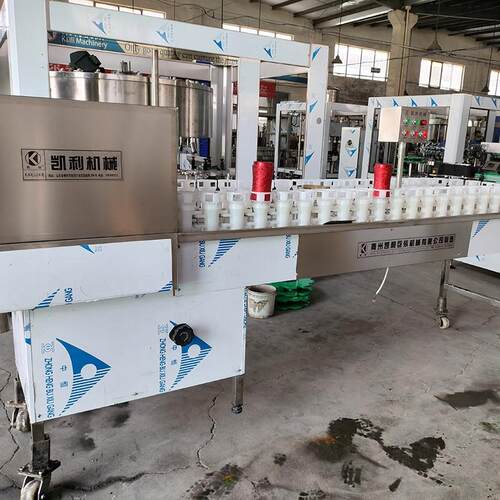 半自动洗瓶机玻璃瓶洗瓶机回转式冲瓶机各种玻璃瓶洗瓶机 - 图1