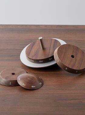 地球历摆件万年历客厅装饰品桌面日玄关年摆件乔KKR礼迁新居品新