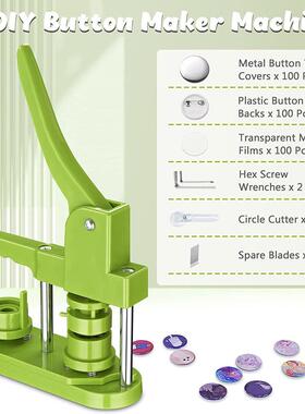 Badge Pin Button Maker Machine DIY 25/32/37/44/58MM Badges S