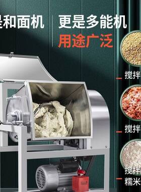 厂家定制商用加厚515/205公拌斤10/30/5斤/电动和面机面粉搅机揉