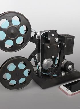 放映机模复型铁皮工艺品旧怀老物件橱道窗陈列放映机29摆件拍摄影