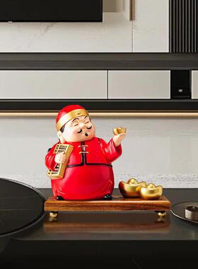 招财进宝掌柜公招财摆件办室财神爷摆业前台装摆设饰新居乔迁礼物