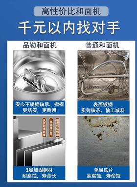 和面机商用全自动盆式多功能搅拌馅5 8 15公斤打面揉面机不锈钢