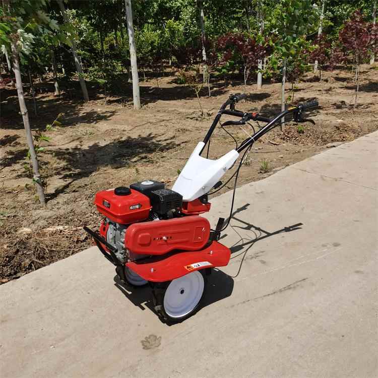 New four-wheel drive rotary tiller, hand-held mountain tiller, gasoline small micro tiller