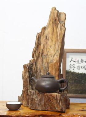 天然座树根底摆件风枯F986J57T意木随行禅根雕实木奇石化底座茶桌