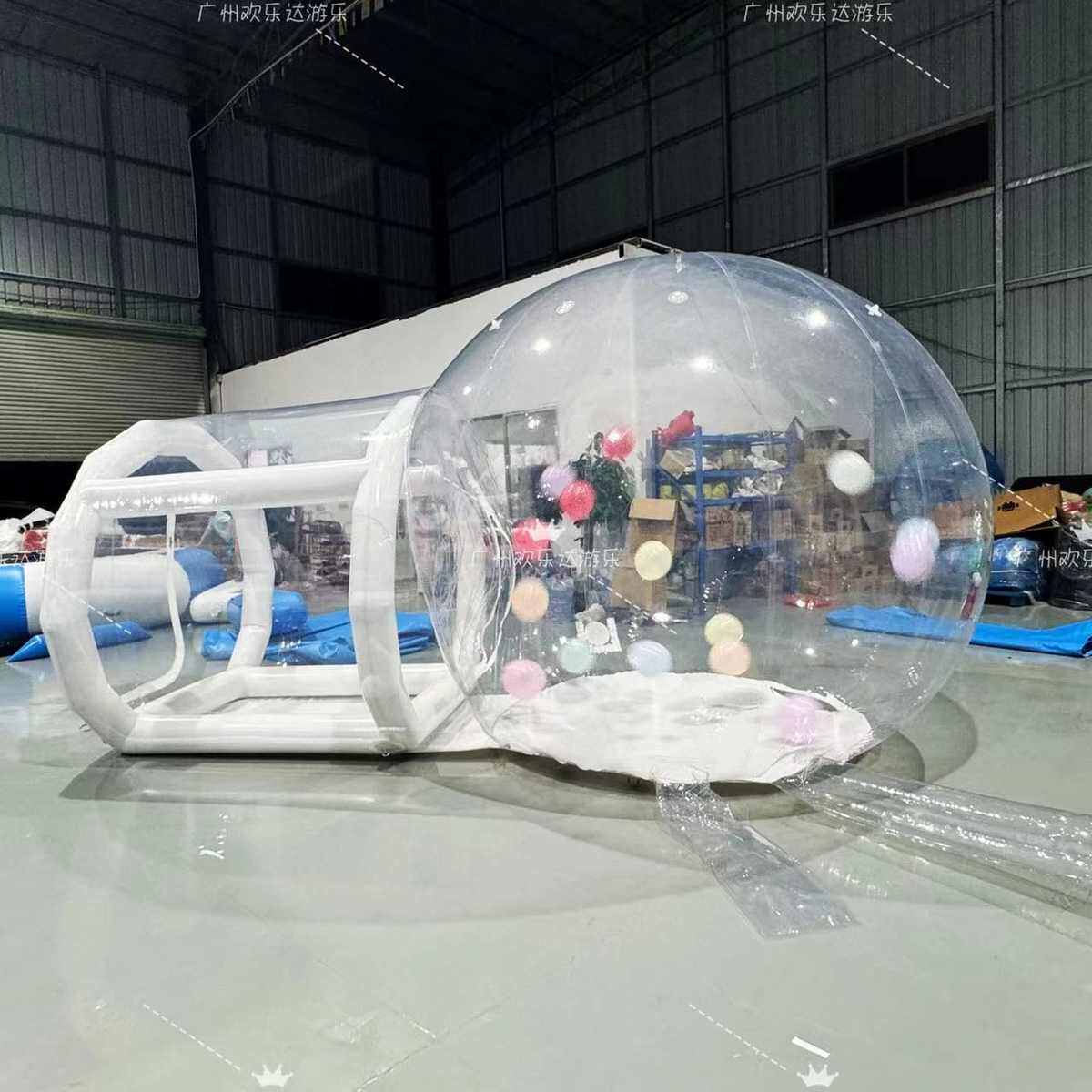 厂家生产充气双层透明带灯泡泡屋网红民宿星空顶露营帐篷气模批发,淘宝优惠券,粉丝福利购,淘宝优惠卷