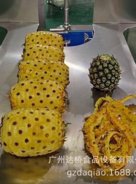 DQ广州达桥工业型菠萝智能削皮机商业凤梨自动去皮机专业设计定制