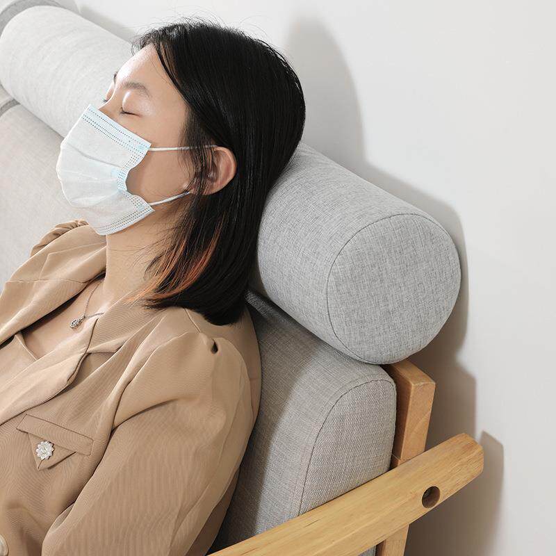 Sofa backrest heightened bay window armrest pillow long strip cylindrical pillow fills the gap sofa armrest pillow lumbar cushion