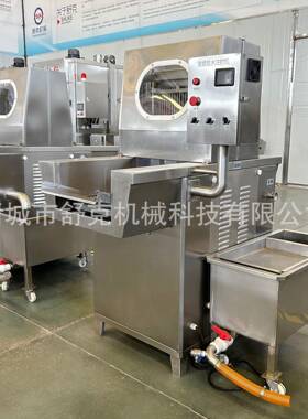 商用120双针海鲜类盐水注射机全自动酱板鸭调料滚揉前注射设备