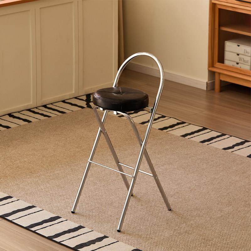 可携式折叠酒吧椅子前台椅包豪斯休闲 靠背餐椅吧台椅收银柜台高,淘宝优惠券,粉丝福利购,淘宝优惠卷