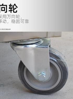 不锈钢焊接餐车酒店宾馆两层三层手推车现货传菜手推车