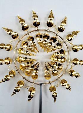 跨境亚马逊爆款户外金属风车铁艺工艺品创意花园风车摆饰现货