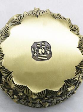 聚宝盆摆件纯铜家用客厅装饰铜制制品工艺品财存钱罐铜器摆件