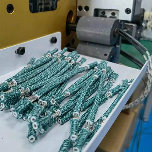 供应全自动编织线热剥裁线机USB数据线裁线剥皮机布纹线剥线机 - 图2