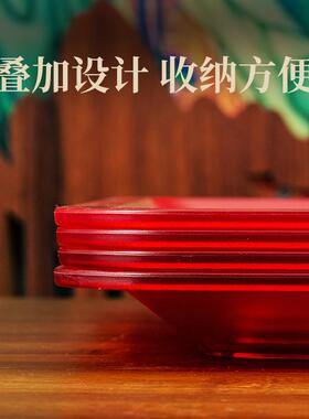 家用托盘塑料供供盘果盘长方供形供果IMT盘佛前平盘财神佛爷果果