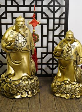 黄铜一本万利钱掌柜摆件店铺办公室装饰地主账房先生老财主钱老板