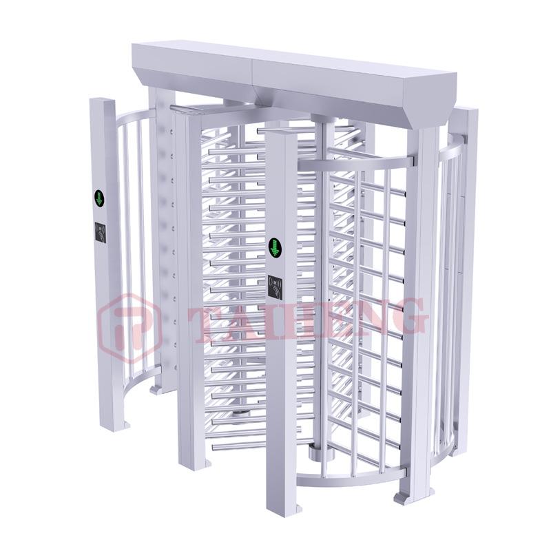 Turnstile pedestrian single and double channel turnstile real-name turnstile machine attendance access control anti-trailing stainless steel full-height turnstile