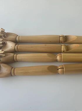 模特道具色配件男女弹簧旋转陈列道具配件木木实手手臂环保005荷