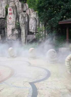 工业加湿器喷雾长期推荐小区景观喷雾公园假山景观人造雾