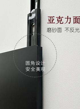 电表箱装饰超薄下推拉亚克力电闸箱遮挡可定制简约弱电箱盖板装饰