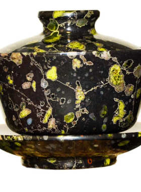 天然河南汝阳梅花玉茶具茶壶茶杯安山岩玉盖碗杯子功夫茶具套装