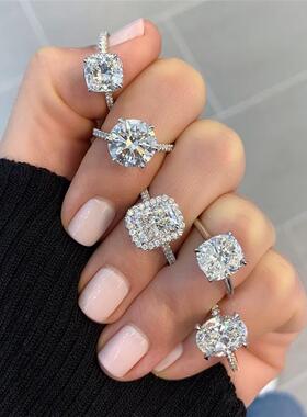 深圳结婚克拉八心八箭钻石戒指