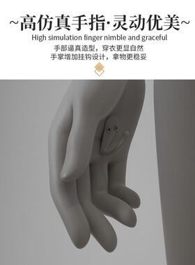 衣模缘服装店模特道具橱窗展示架子假人偶带头人体商务男全身模特