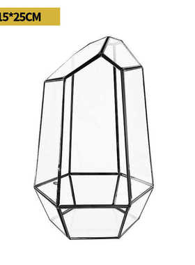 多肉微景观玻璃花房植物绿植几何形玻璃花房欧式装饰摆件