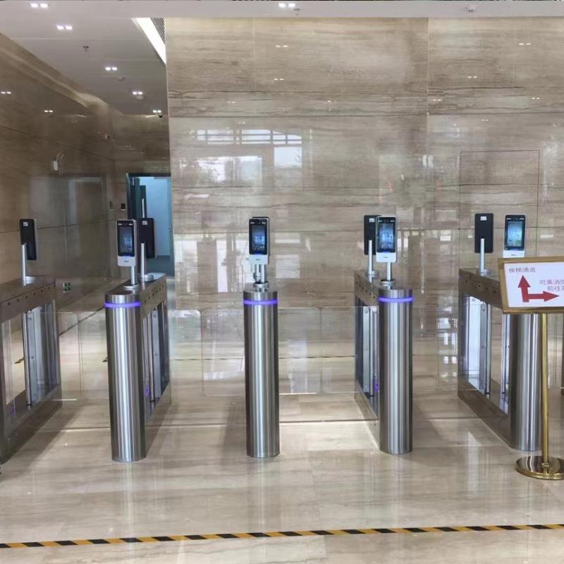 Access control system all-in-one office building face recognition attendance system all-in-one card pedestrian passage gate for school