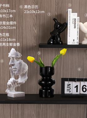 正品创沉默居是金摆件酒柜意办公室书房雕塑家客厅高级感艺术桌装