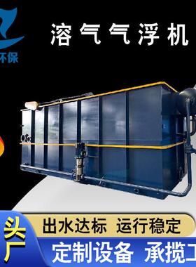 溶气气浮机污水处理设备工业污水处理装置达标排放可加工定制