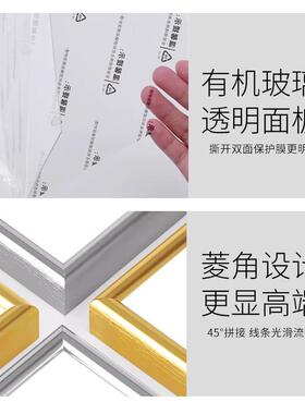 铝合金营业执照框三合一挂墙A3A4食品卫生许可证框相框证书框裱框