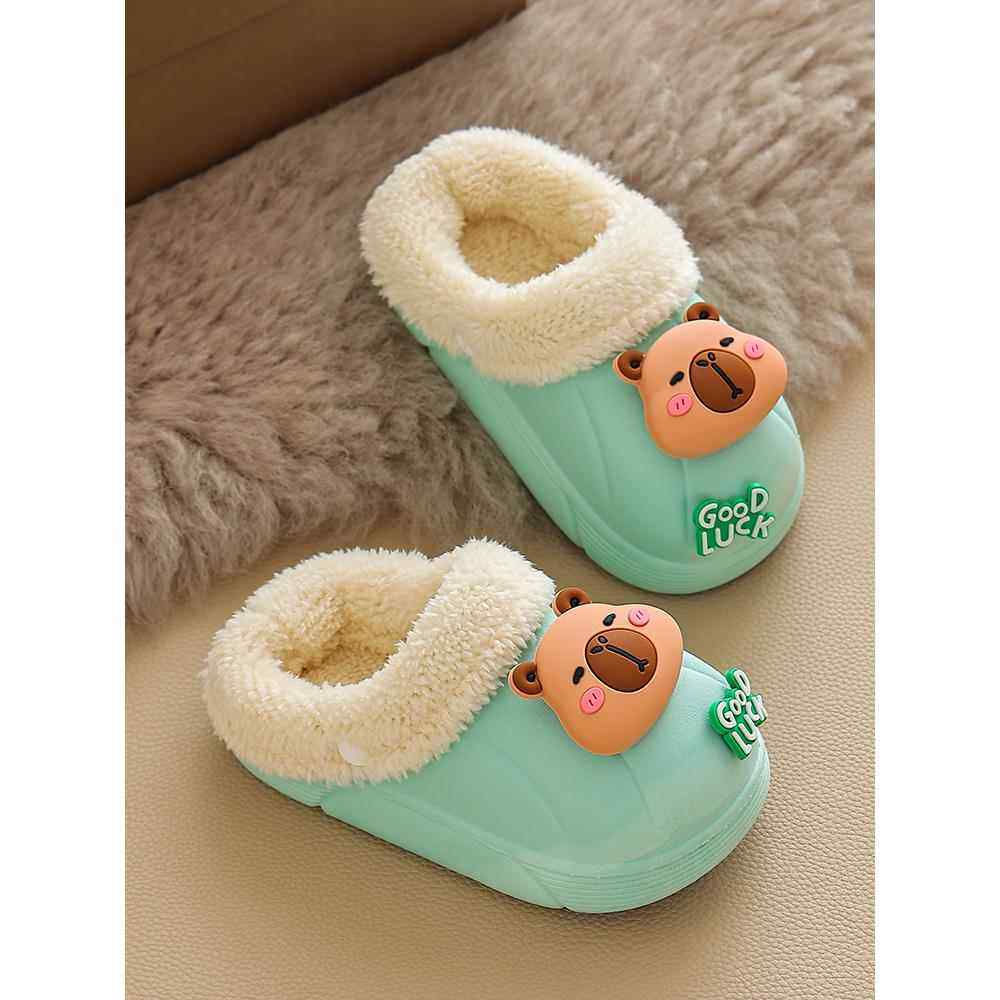 棉鞋女宝宝棉鞋男童棉拖鞋儿童加绒加厚可拆卸防水居家防滑可爱棉,淘宝优惠券,粉丝福利购,淘宝优惠卷