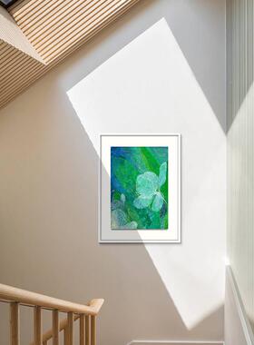 【官方正品】 闻到野姜花 陈舜芝版画客厅卧室装饰挂画小众艺术画