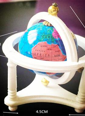 DollHouse娃娃屋BJD微缩模型OB11迷你地球仪场景家居摆件书房客厅