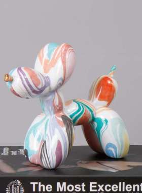 时尚家居小狗摆件批发北欧轻奢酒柜电视柜客厅办公室软装饰品礼