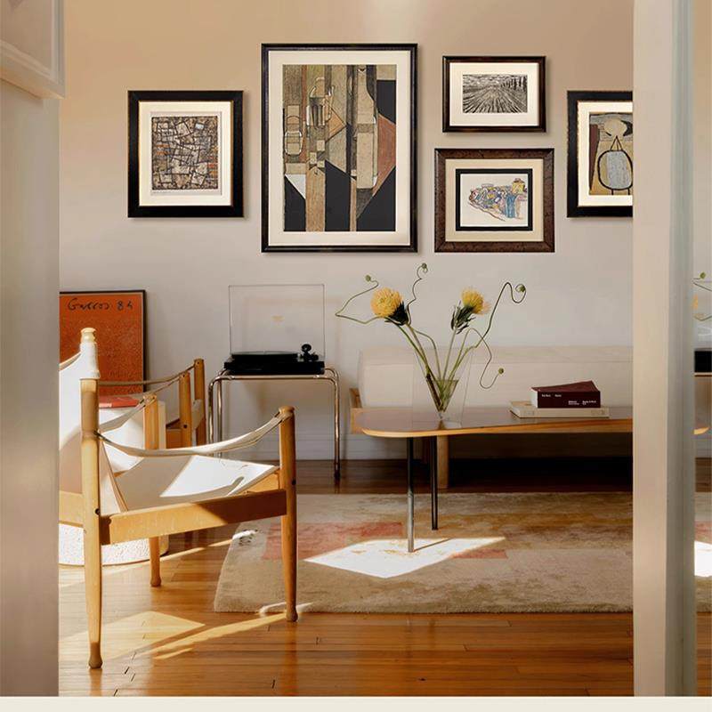 中古风抽象艺术装饰画现代玄关客厅组合挂画卧室高级感设计师挂画,淘宝优惠券,粉丝福利购,淘宝优惠卷