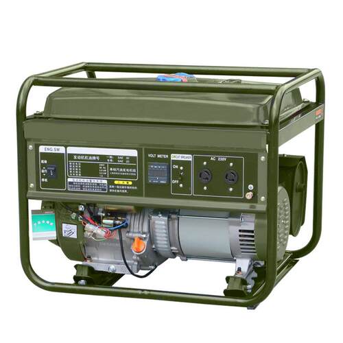 东明 DONMIN 单相5kw 小型便携式电启动汽油发电机DM6500CXD-BD - 图2