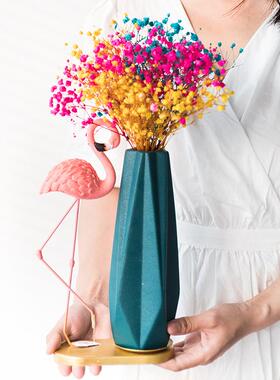 轻奢北件欧品摆ins火烈XUH鸟摆创意家居电视柜新婚房间装饰插花小