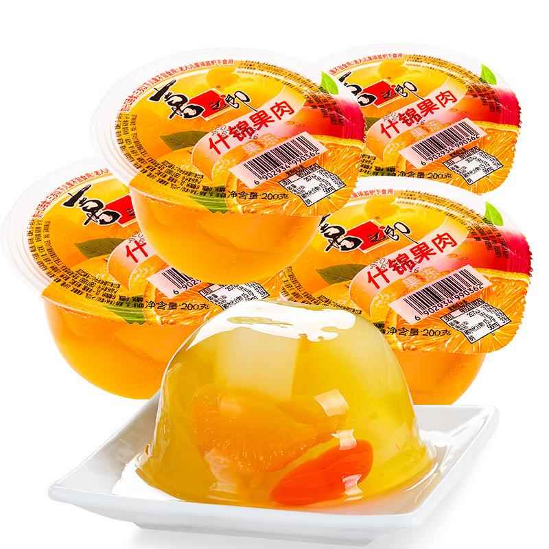 喜之郎什锦果肉果冻大杯装果冻整箱装儿童节礼物休闲解馋小零食品