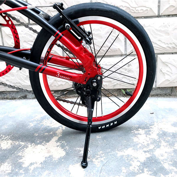 风行K3折叠车脚撑412侧支架 14寸16寸PULS中撑碟刹铝合金停车支架 - 图0